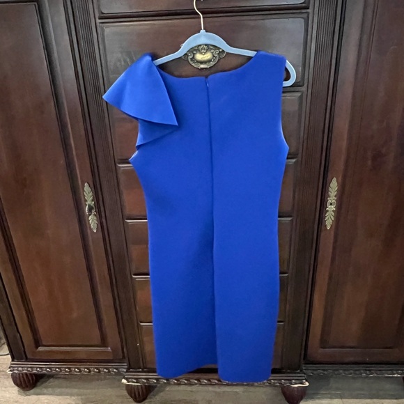 Eliza J.  Cocktail dress.  Royal blue - Picture 3 of 3